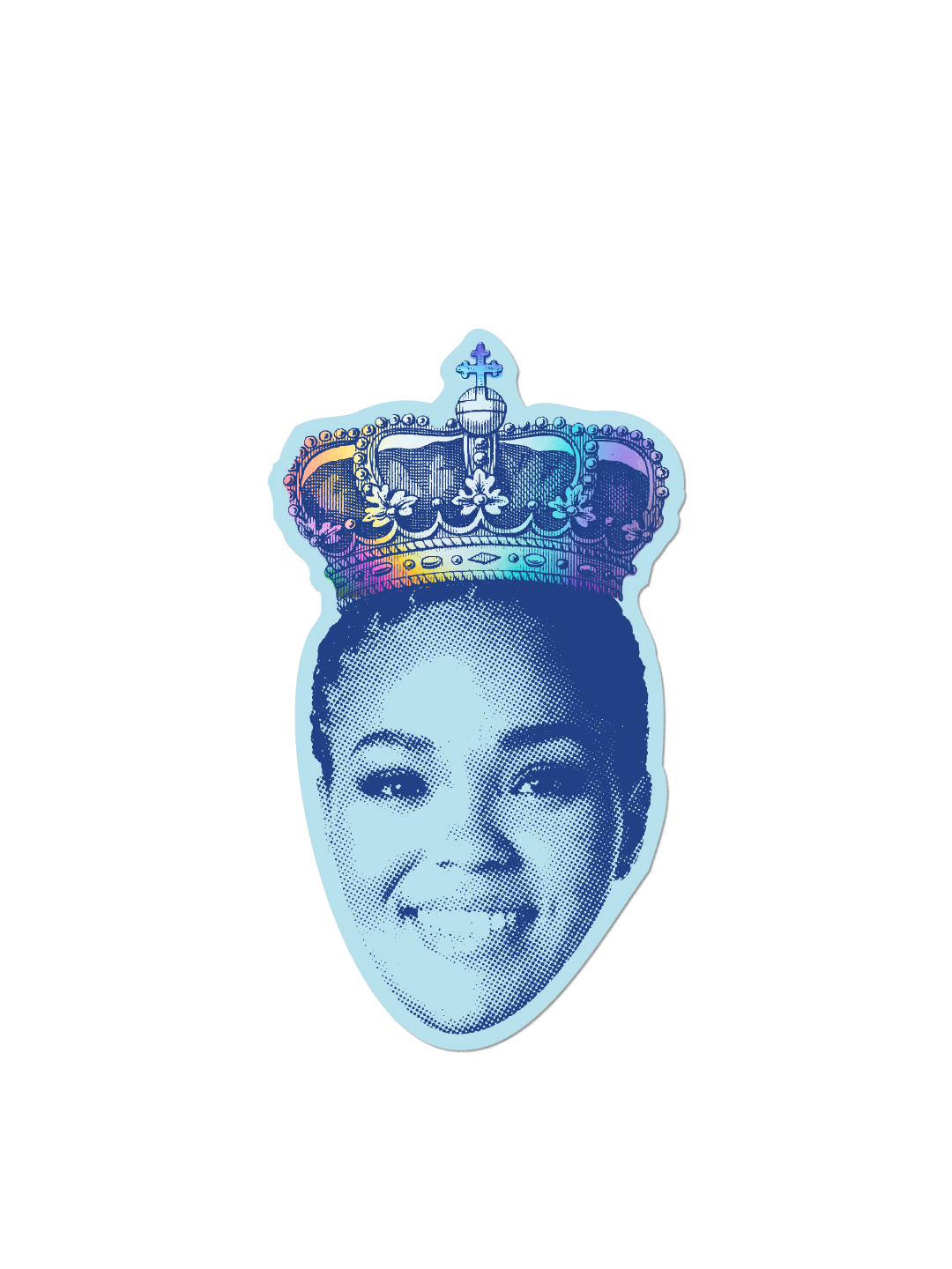 Queen Phee Holographic Sticker